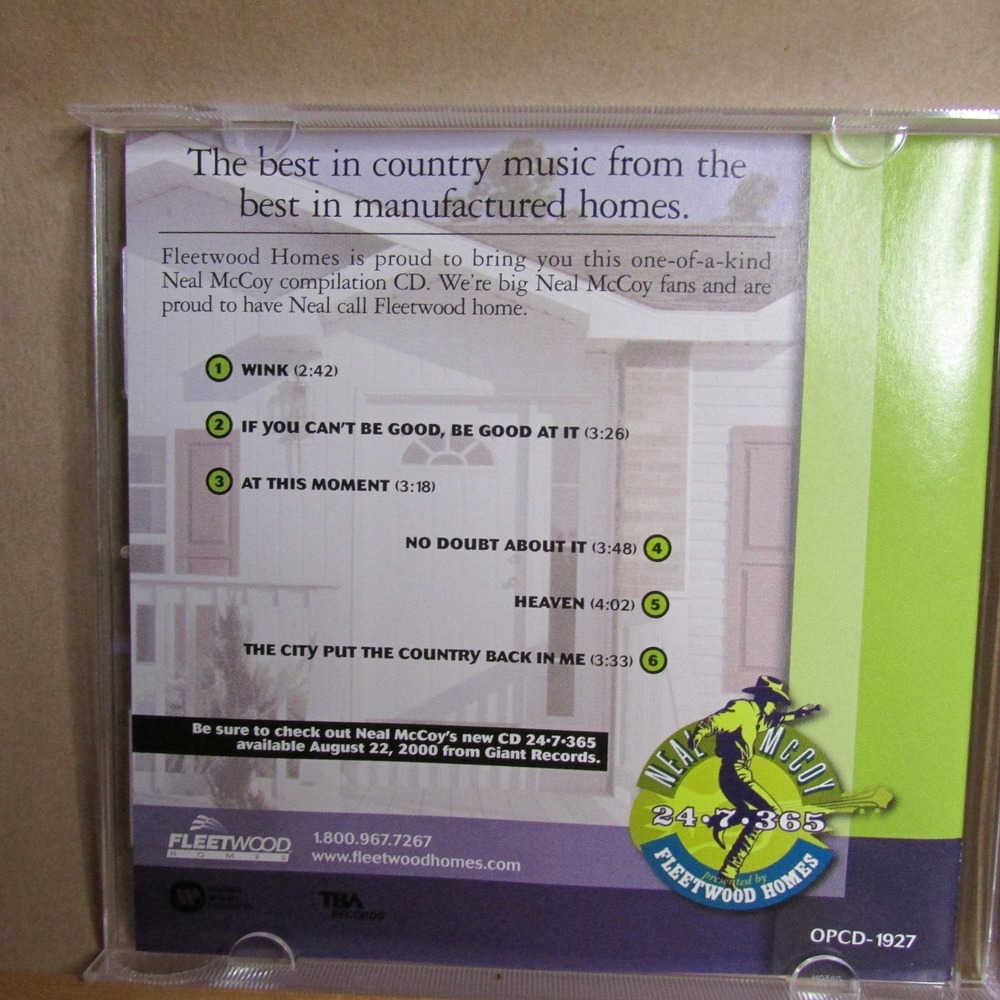 Neal McCoy CD Favorite Hits Fleetwood Homes Country Promotional 2000 Black - Picture 2 of 4